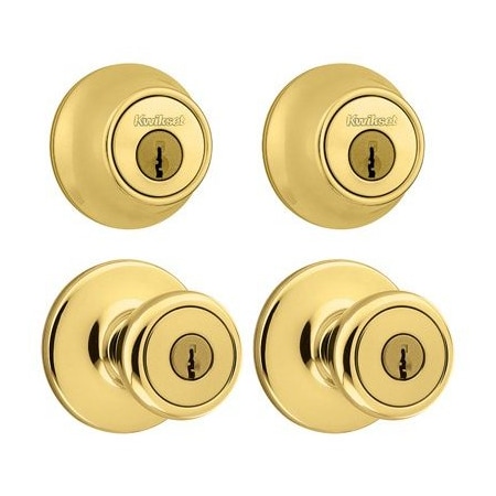 Kwikset PB Tylo Combo Lockset 242T 3 CP 6AL K2
